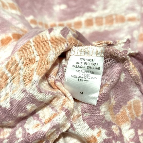 Young Fabulous & Broke Tie-Dye Top in Pink and Orange Medium - Picture 5 of 5
